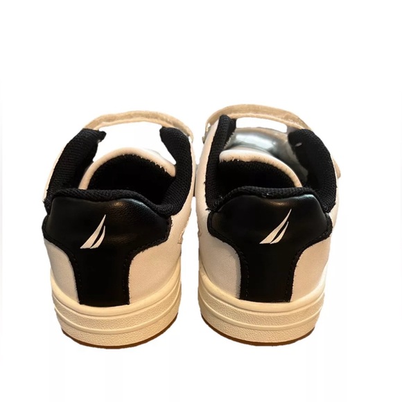 Nautica Sneakers White with Velcro Straps Little Kids Size 9 - Picture 5 of 6